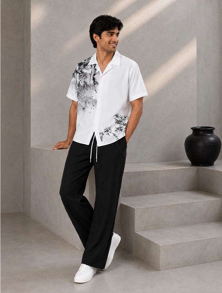 White Design Unisex Full Pant Co-ords - XPCRDF