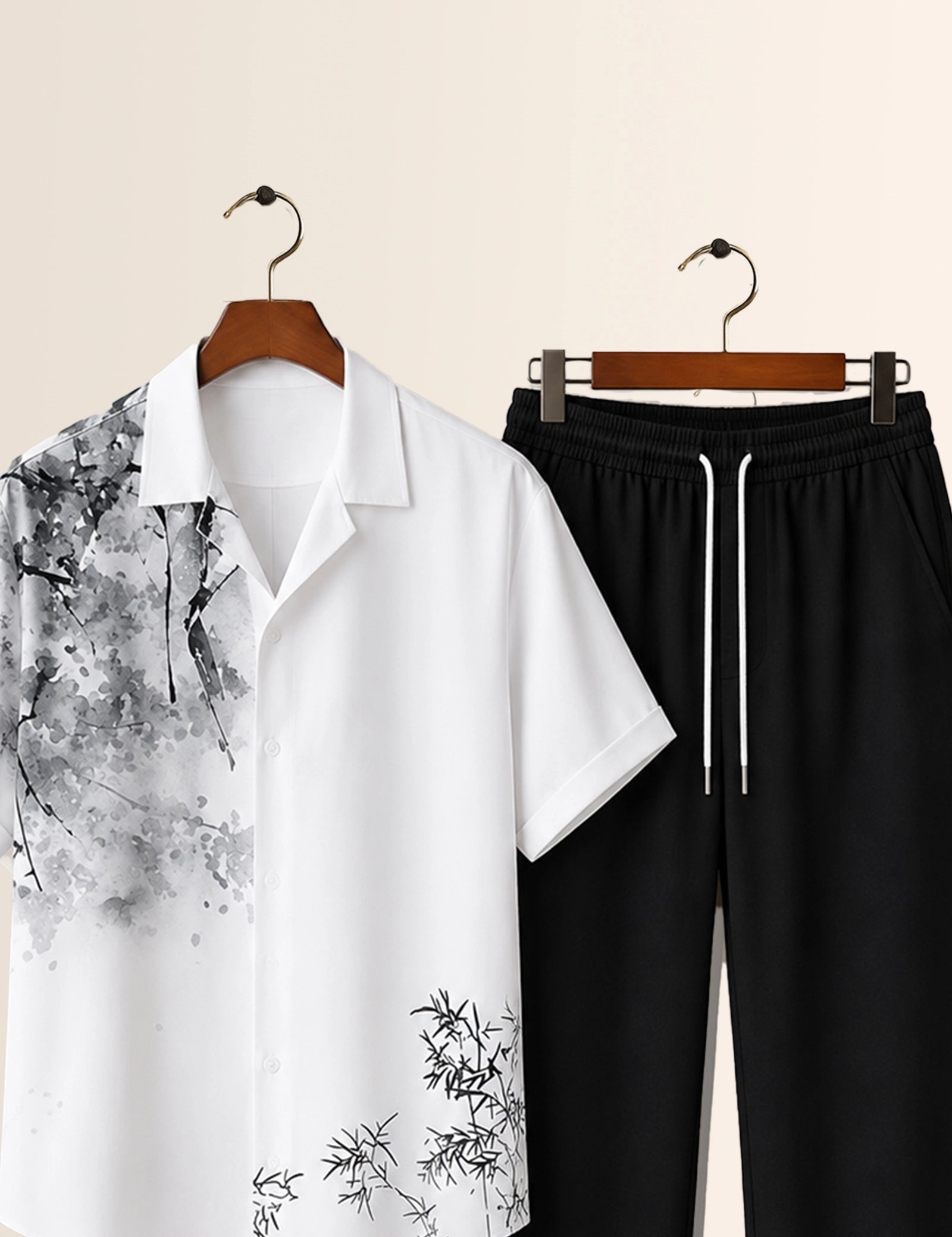 White Design Unisex Full Pant Co-ords - XPCRDF