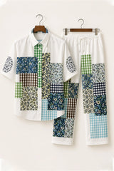 White Pixels Mens Full Pant Co-ords - XPCRDF
