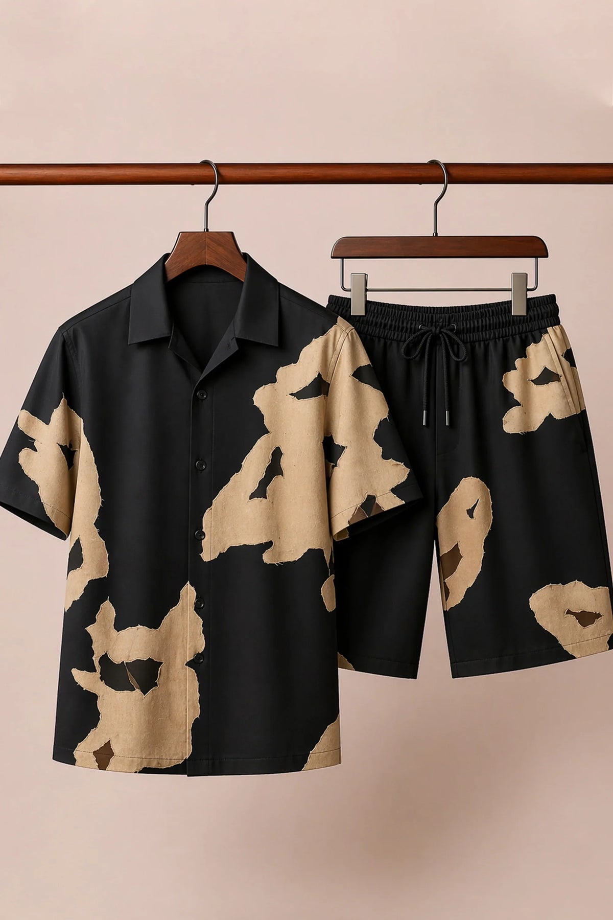 Black Brown Half Pants Cords - XPCRDH