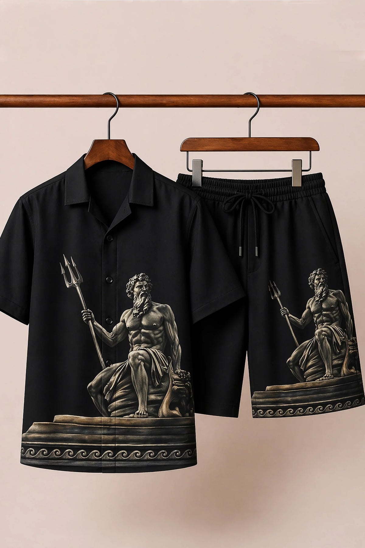 Black Greek God Half Pants Cords - XPCRDH