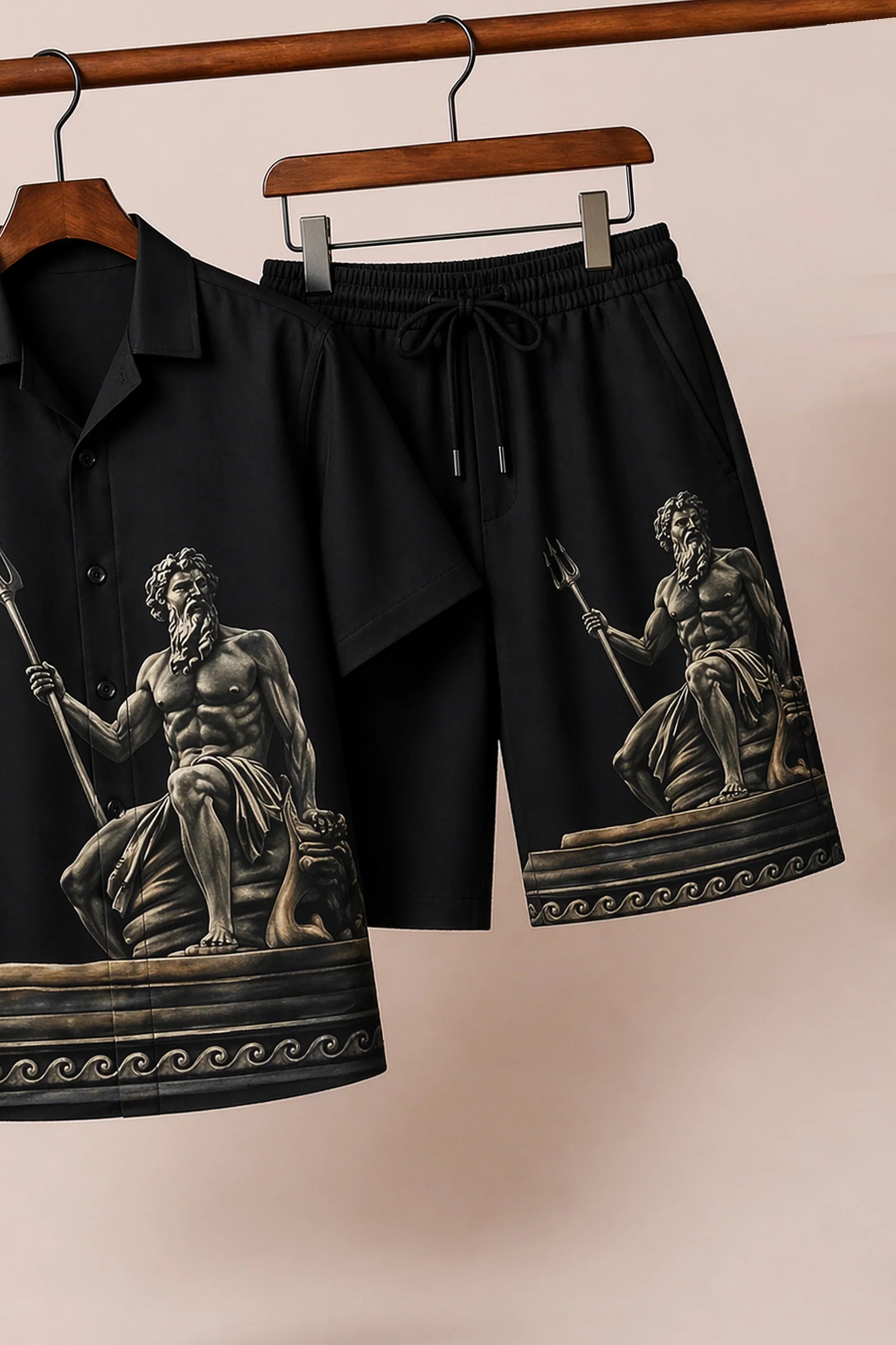 Black Greek God Half Pants Cords - XPCRDH