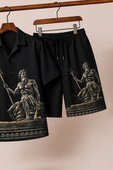 Black Greek God Half Pants Cords - XPCRDH