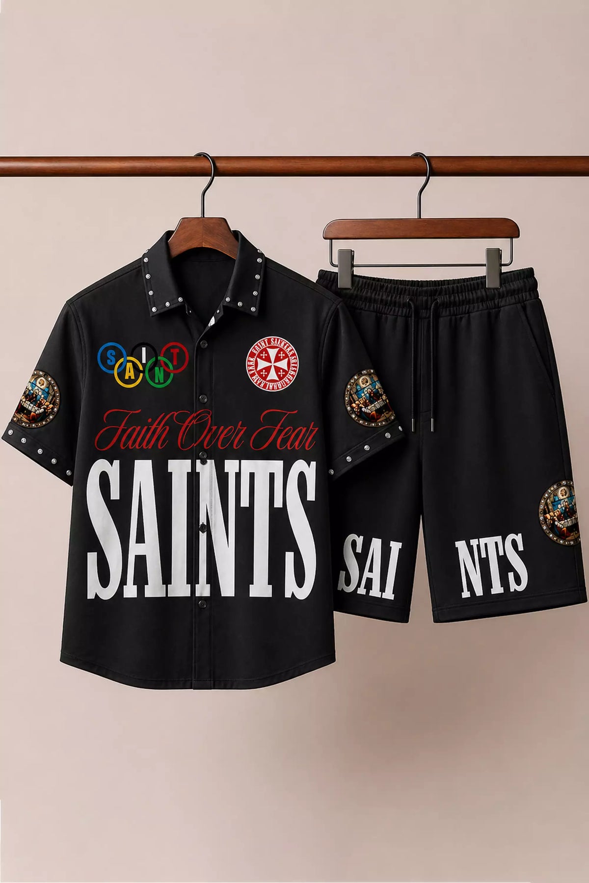 Black Saints Half Pants Cords - XPCRDH