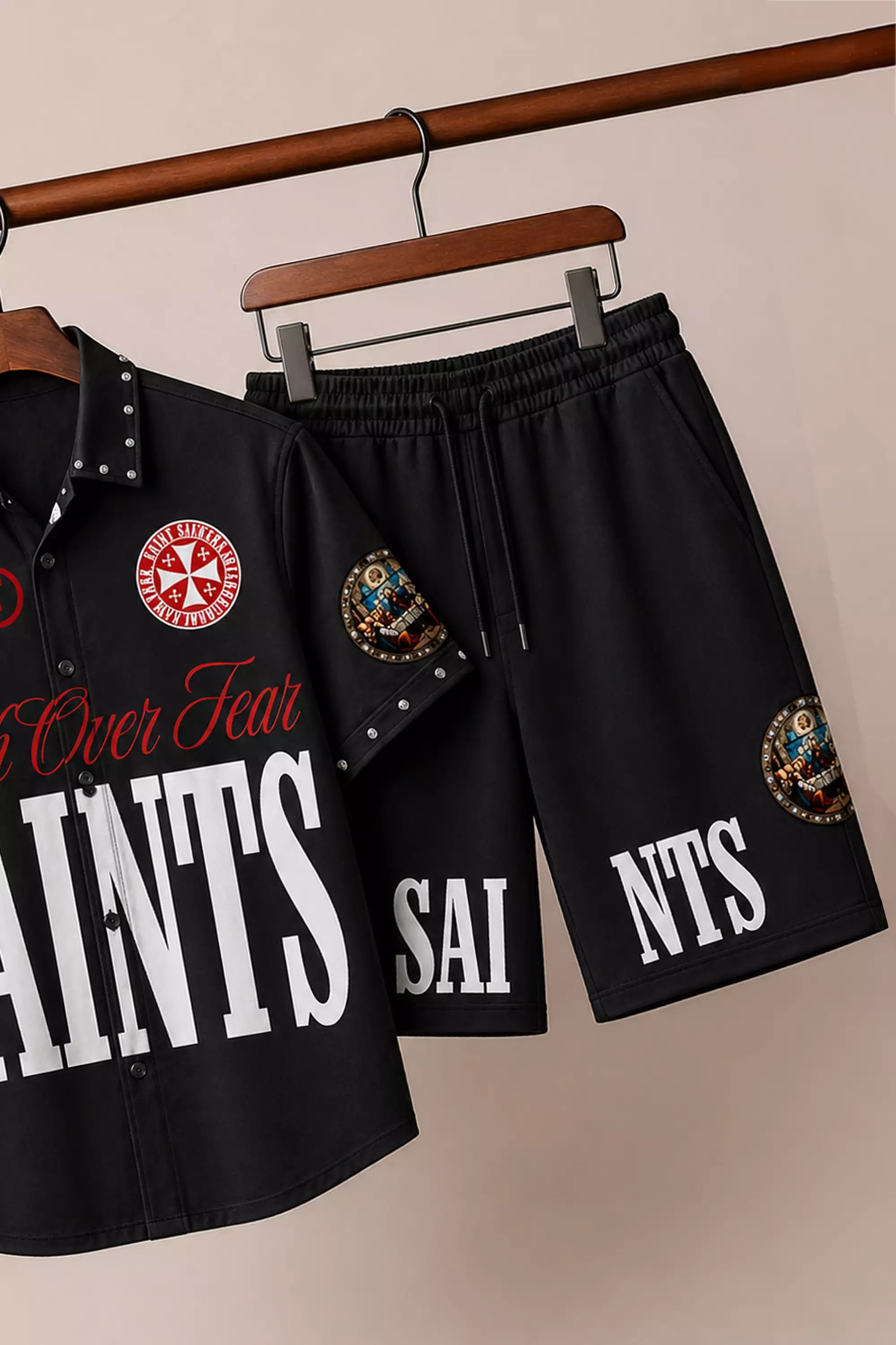 Black Saints Half Pants Cords - XPCRDH