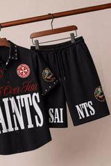 Black Saints Half Pants Cords - XPCRDH