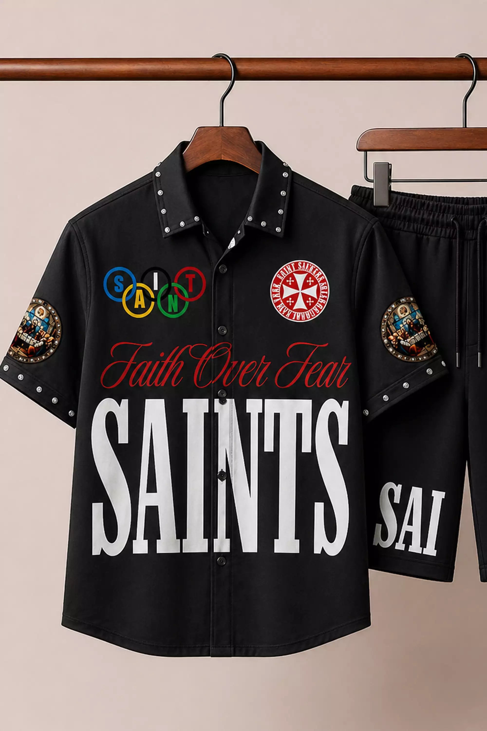 Black Saints Half Pants Cords - XPCRDH