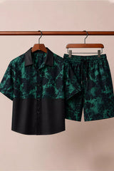 Green BK Watery Half Pants Cords - XPCRDH