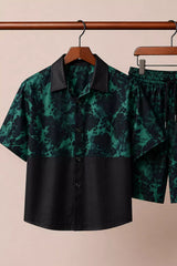 Green BK Watery Half Pants Cords - XPCRDH