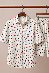 Multi Dotted Half Pants Cords - XPCRDH
