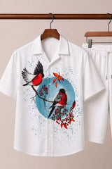Red Bullfinch Half Pants Cords - XPCRDH