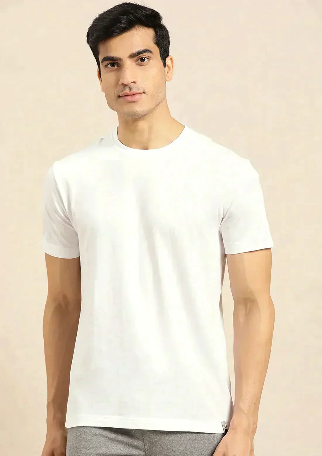 Green White Line Design Mens Half Sleeves Cords Cotton Material - XPCRDH